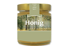 Honigetikett Wald Nr.01 C 500g