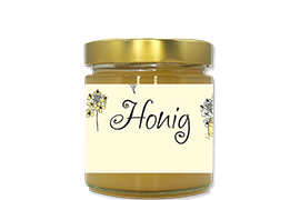 Honigetikett modern Nr.11 250g rechteckig