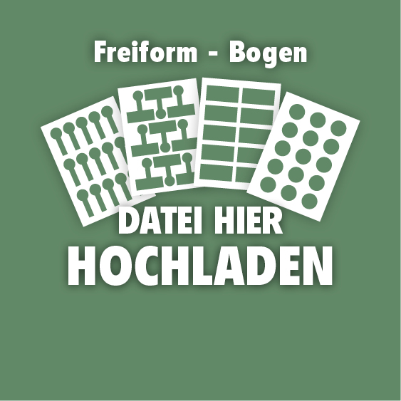 Fertige Druckdaten Freiform - auf Bogen