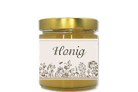 Honigetikett modern Nr.14 250g rechteckig