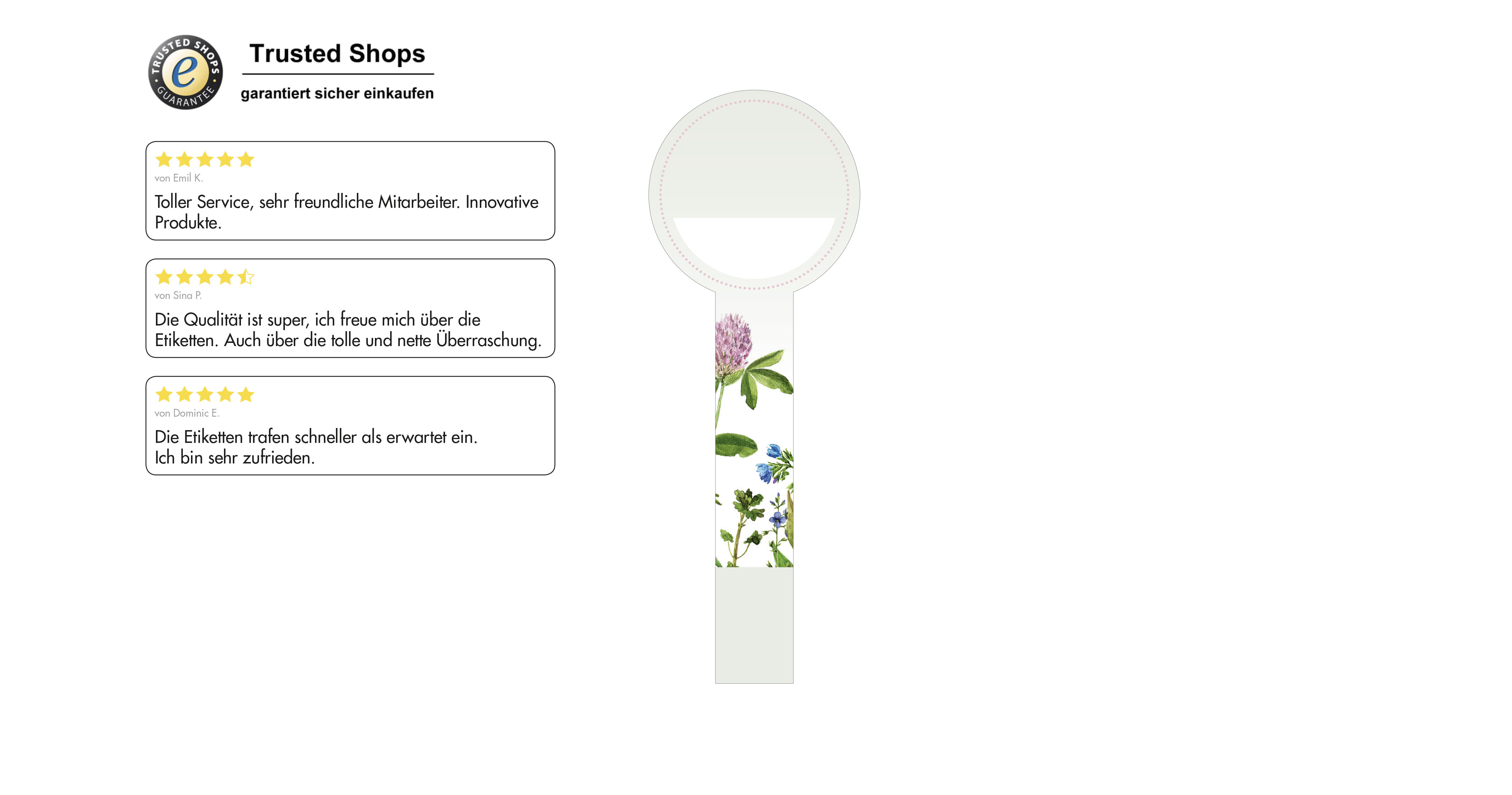 Siegelstreifen modern Nr.15 konturgestanzt