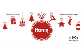 Design Weihnachtlich Nr. 05 A 500g rechteckig