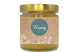 Honigetikett modern Nr.48 500g rechteckig 