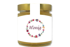 Honigetikett modern Nr.47 C 500g