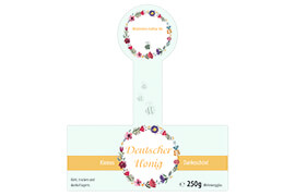 Design Geschenketikett Nr.21 B 250g mit Gewährverschluss