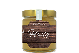 Honigetikett modern Nr.17 A 250g