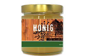 Honigetikett Waldhonig Nr.02 500g rechteckig 