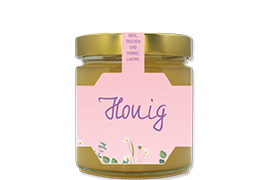 Honigetikett modern Nr.19 A 250g